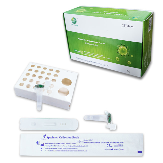 25 Tests/Kit Antigen Home Test Kit Of Covid 19 Specificity 100% Ag Rapid Test Kit