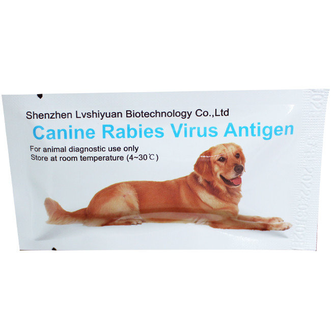 Canine Rabies Virus Antigen Pet Rapid Test Kit , Rabies Test Kit For Dogs 10 Tests